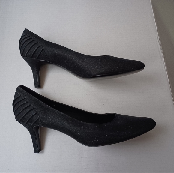 2/$60 Black Sparkly Heels - Size (Women) - Picture 3 of 7